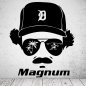 Preview: 46249 Magnum - Sonnenbrille Silhouette Wandsticker Preview: 46249 Magnum - Sonnenbrille Silhouette Wandsticker